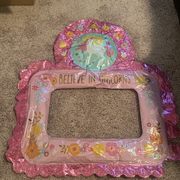 Unicorn party decor photo booth props and selfie frame - Picture 4 of 4
